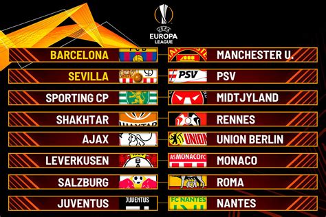 europa league fixtures and results.
